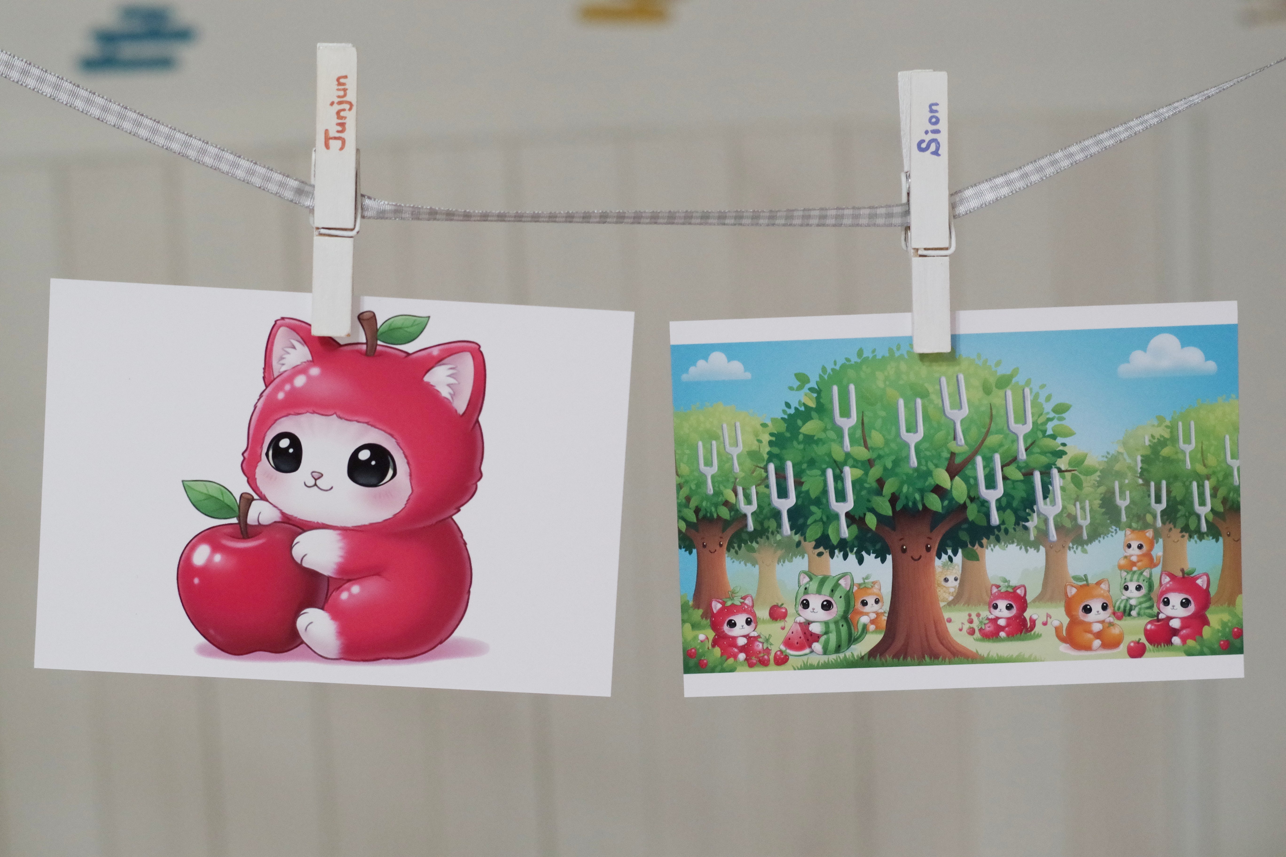 「ザ・フルーツねこズ」ポストカード6枚セット