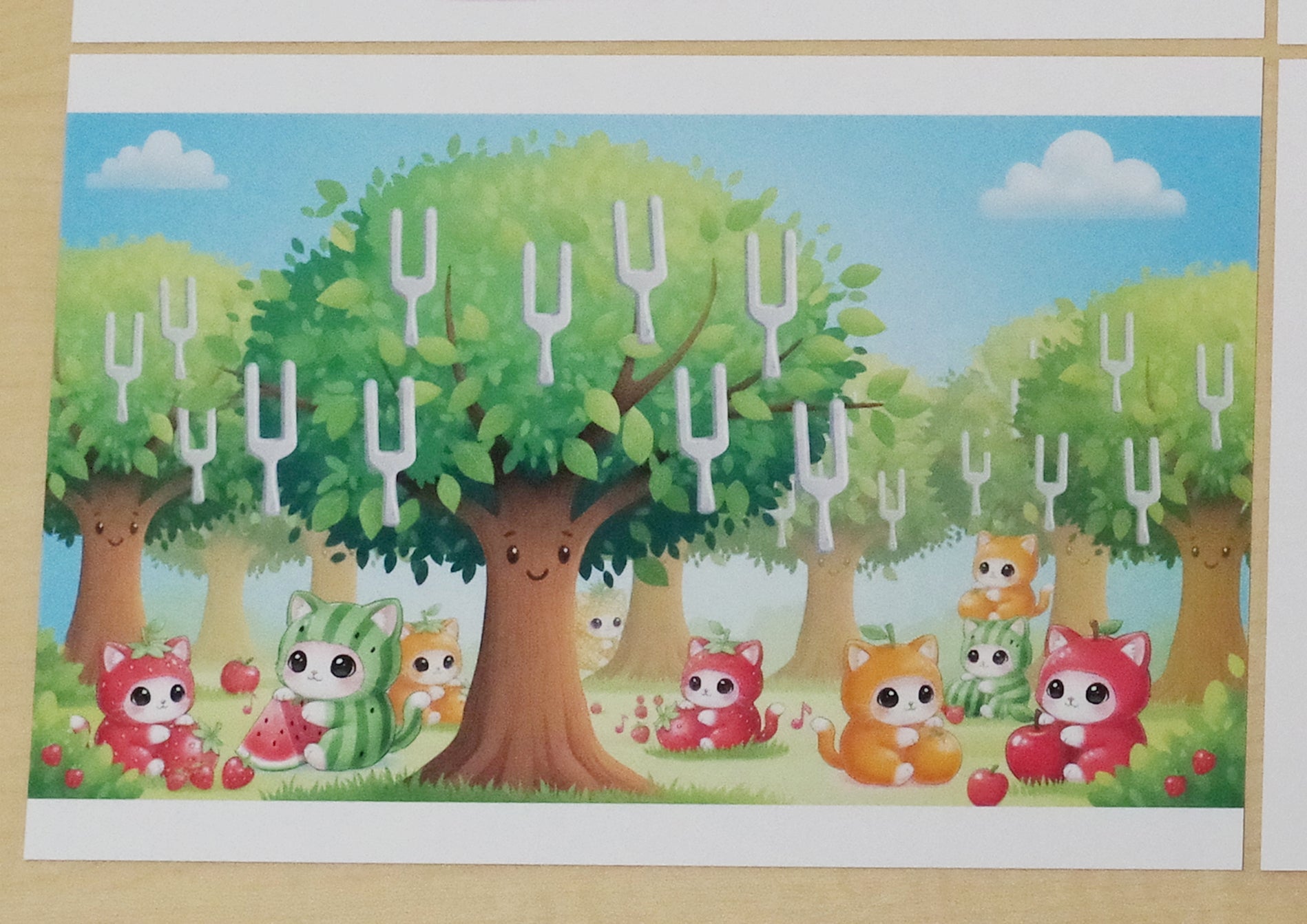 「ザ・フルーツねこズ」ポストカード6枚セット